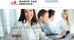 Desktop Screenshot of dantetax.com