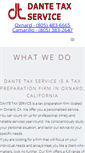 Mobile Screenshot of dantetax.com